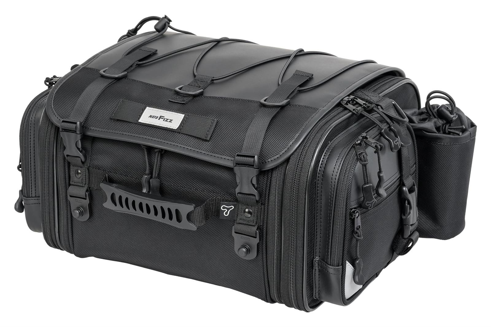 Tanax タナックス モトフィズ バイク用バッグ シートバッグ キャンピングシートバッグ S ブラック 20-28L 日帰り-1泊 MFK-1001