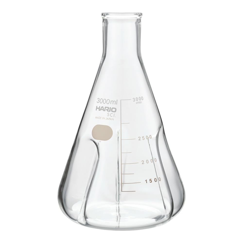 ハリオ(Hario) バッフル付き添い人三角瓶3000ml BSF-3L-SCI