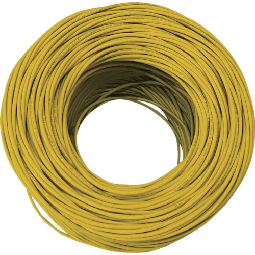 TRUSCO(トラスコ) LANケブル カテゴリ5e 100m 黄 TUTP-CAT5E-100Y