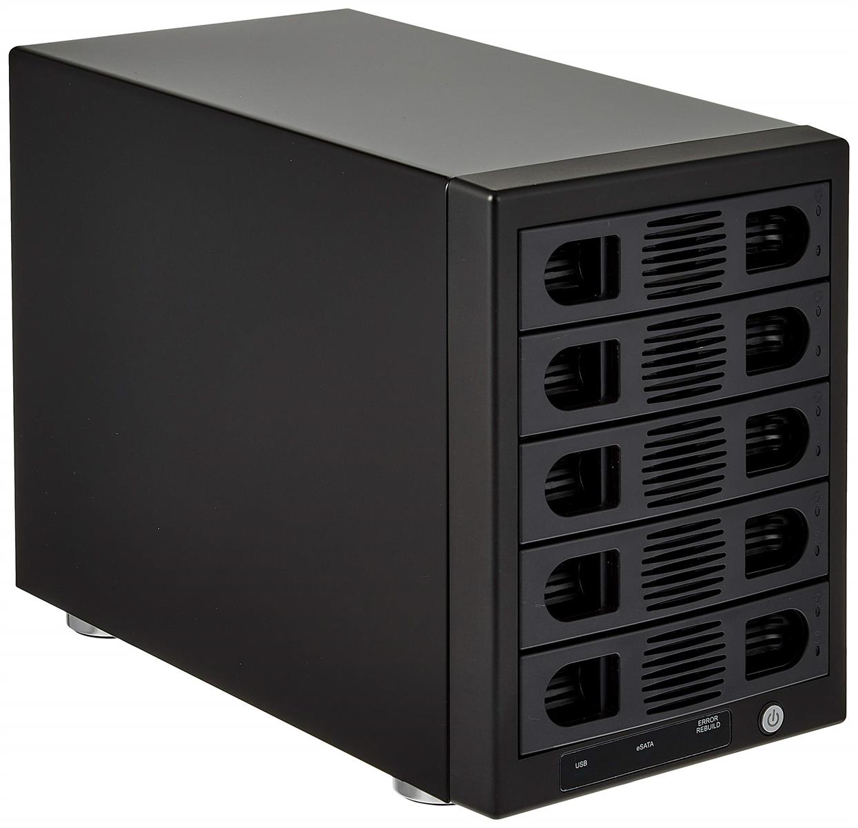 MARSHAL MAL355EU3R RAID相応う SATA3.5＆SATA2.5inHDD5台入れもの