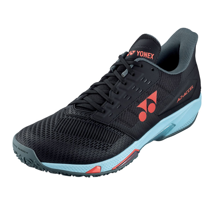 YONEX(ヨネックス) 力強さ座布団 所在地素粒子加速器 広々とした GC SHTAAWG ブラックスカイブルー(572) 男女兼用 4E広々とした心積もり オムニクレーコート用 庭球シューズ 置き目とり捨てる 2024年模範例 r-【レーヴスポーツ】
