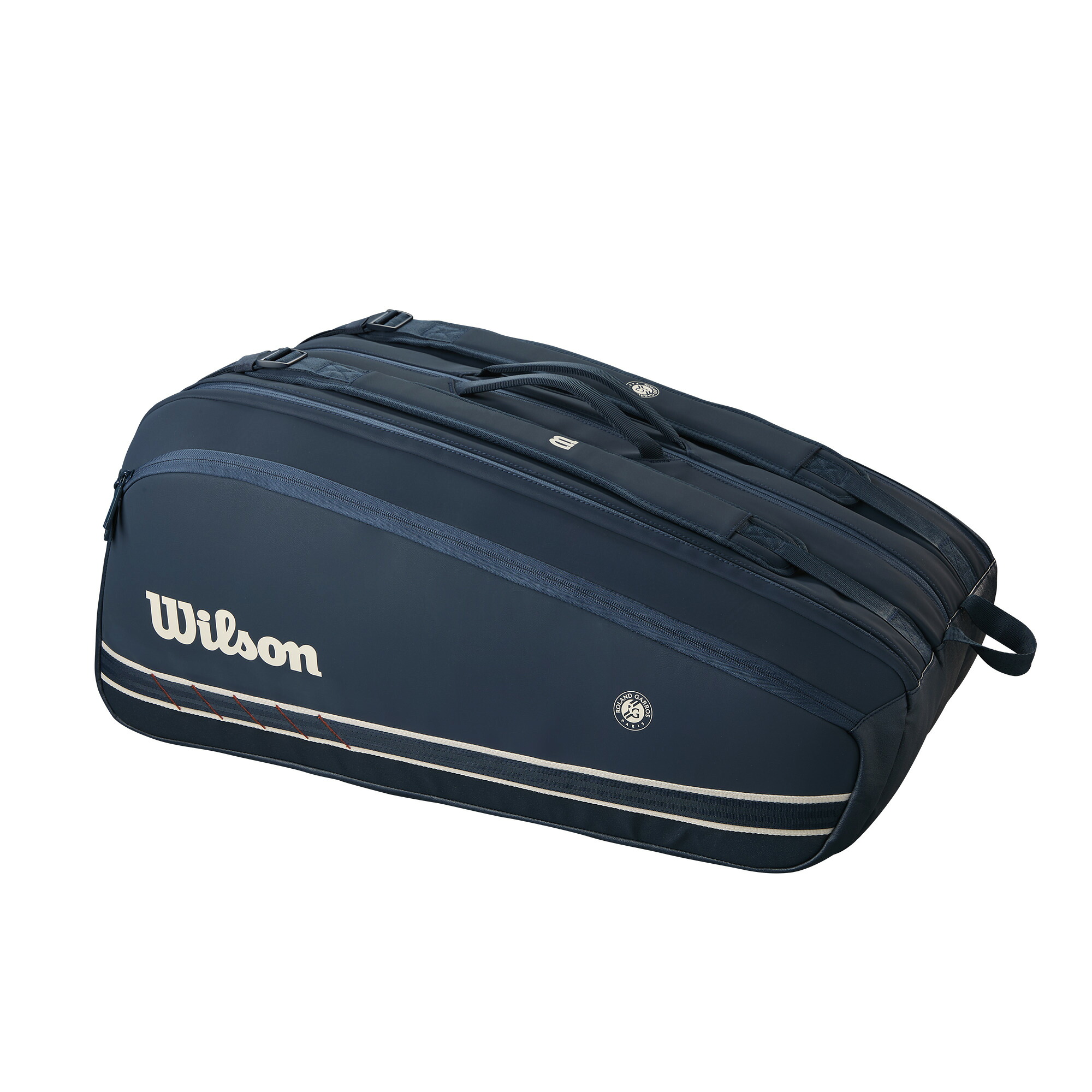 [商品詳細説明あり]Wilson(ウィルソン) ROLAND GARROS RG 2025 SESSION SOIREE SUPER TOUR 15PK ( ローランギャロス 2025 スーパーツアー 15PK) ラケットバッグ WR8043001001 2025年モデルr-【レーヴスポーツ】｜レーヴスポーツ