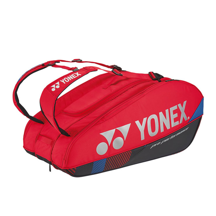 YONEX(ヨネックス) ラケットバッグ9 BAG2402N スカーレット(651) ラケット9本収納 テニス 2025年モデル r-【レーヴスポーツ】