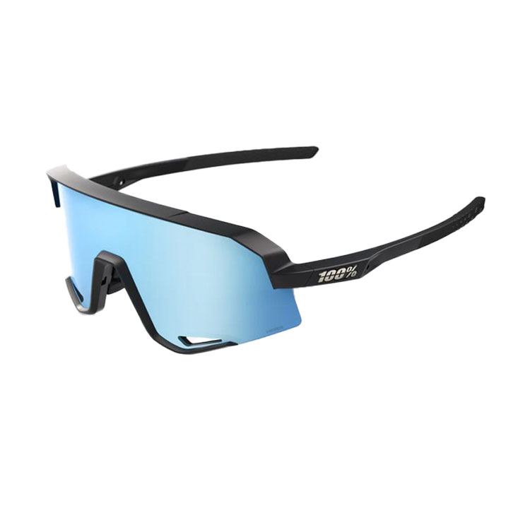 100%(ワンハンドレッド) サングラス SLENDALE スレンデール Matte Black HiPER® Blue Multilayer Mirror Lens 60057-00003 マットブラック / ブルー|レーヴスポーツ