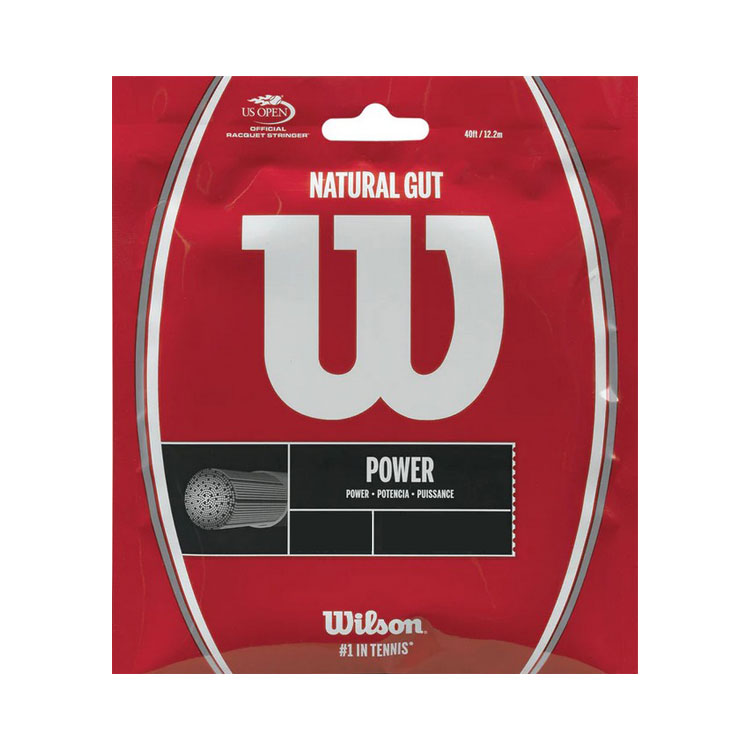 Wilson(ウィルソン) 自然的ガット 17(1.25粍 WRZ999900) / 16(1.30粍 WRZ999800) 硬式庭球 自然的ガット 撚り糸 12.2M 包み品r-【レーヴスポーツ】
