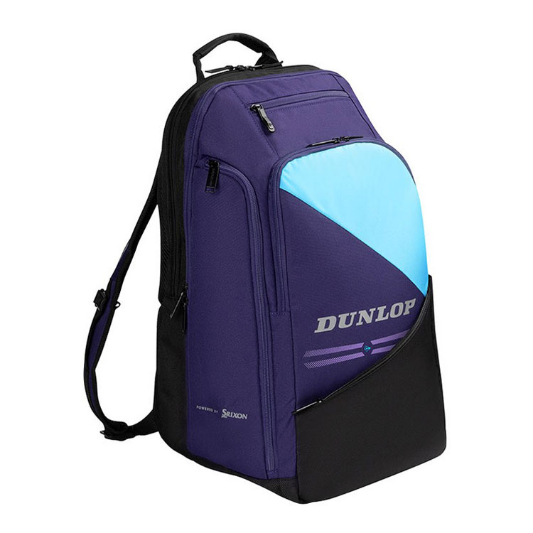 DUNLOP (ダンロップ) バックパック DTC-2682 PRO LINE テニスバッグ 最大2本収納可 バイオレットネオンブルー FX500 カラー 2026年モデル - #光速弾道モード【レーヴスポーツ】