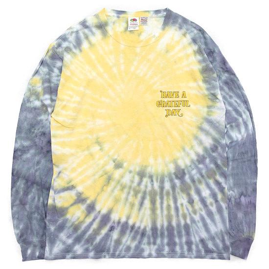 GO WEST ゴーウェスト｜GRATEFUL DAY L/SL TEE (イエロー)(プリント ロンTEE)
