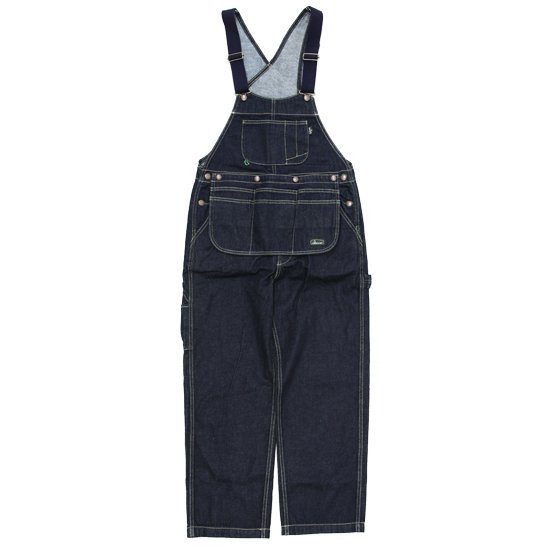 GOHEMP ゴーヘンプ｜MIGHTY ALL PANTS with MULTI APRON INDIGO (ワンウォッシュ)(オーバーオール)