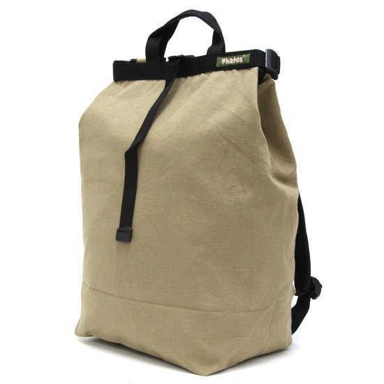 Phatee ファッティー｜BLOCK SACK (ベージュ)(うしろ側容器に並べる 立ちはだかるサック)