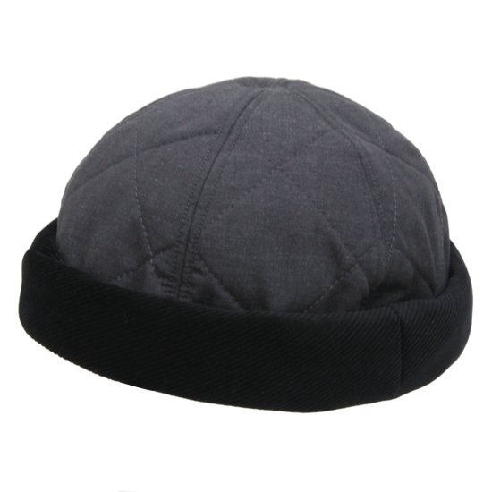 GOHEMP ゴーヘンプ｜WATCH ROLL CAP (ダークチャコール)(ロールキャップ)