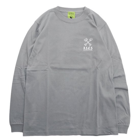 【horizon ホライズン】H.S.C.S 2024 LONG SLEEVE Tee (ストーングレイ)(ロングスリーブTシャツ)