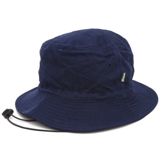 Phatee ファッティー｜BUCKET HAT CHIN STRAP (ネイビー ツイル)(ストラップ付きバケットハット)