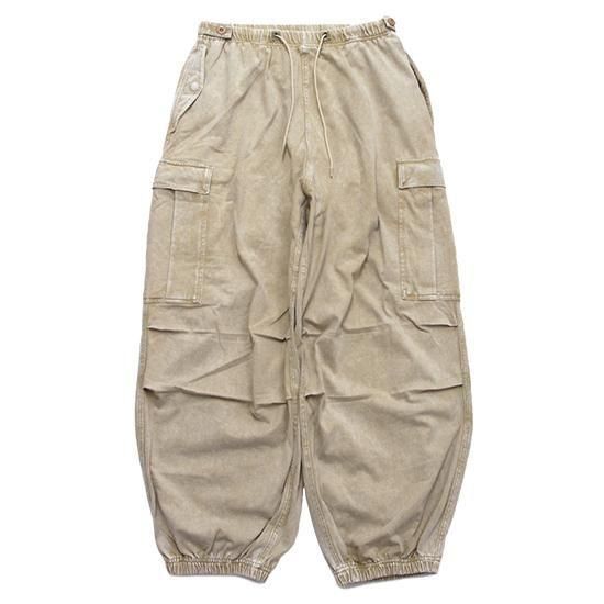 IMPRESTORE インプレストア｜Easy Trousers (フェードアイボリー)(楽で穿き心地の良いカーゴパンツ)