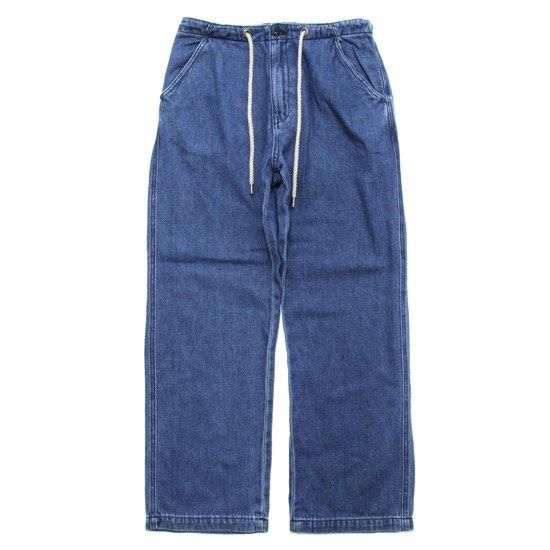 GOHEMP ゴーヘンプ｜9薬局衡オンス EASY STRAIGHT PANTS (ユーズドウォッシュ)(春夏秋で穿きたい9薬局衡オンスジーンズの引っ切り無いズボン下)