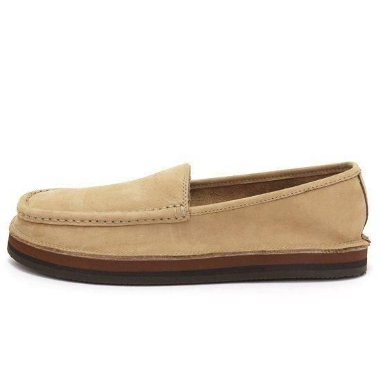 Rainbow Sandals 虹霓サンダル｜Comfort Classics Loafer (シエラブラウン)(置き目毛革) 靴-ビーチサンダル-サンダル