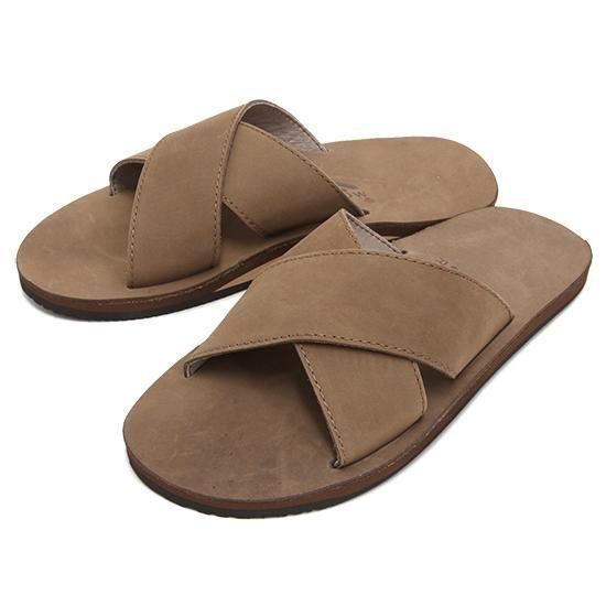 Rainbow Sandals 虹霓サンダル｜THE XSLIDE SINGLE LAYER (まっ黒い赤銅色)(サンダル) サンダル-ビーチサンダル-靴