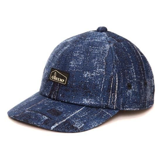 GOHEMP ゴーヘンプ｜INDIGO HEMP PANEL CAP (パッチワーク)(キャップ)
