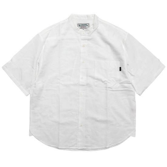 A HOPE HEMP アホープヘンプ｜No collar S/S Shirts (自然的)(否色つやプルオーバー)
