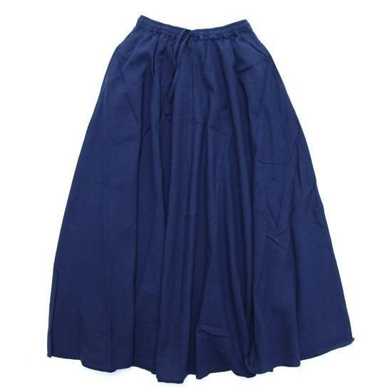 A HOPE HEMP アホープヘンプ｜レディース Gathered Long Skirt (米国海軍)(スコート) ボトムス-レディースファッション