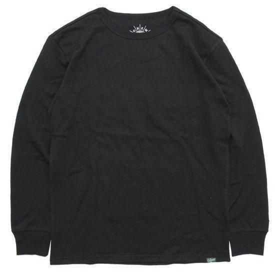 GOHEMP ゴーヘンプ｜SUN BLEND WARMER L/S TEE 25 (マットブラック)(ロンTEE ヘンプウール)