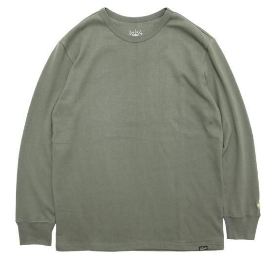 GOHEMP ゴーヘンプ｜SUN BLEND WARMER L/S TEE 25 (オリーブブランチ)(ロンTEE ヘンプウール)