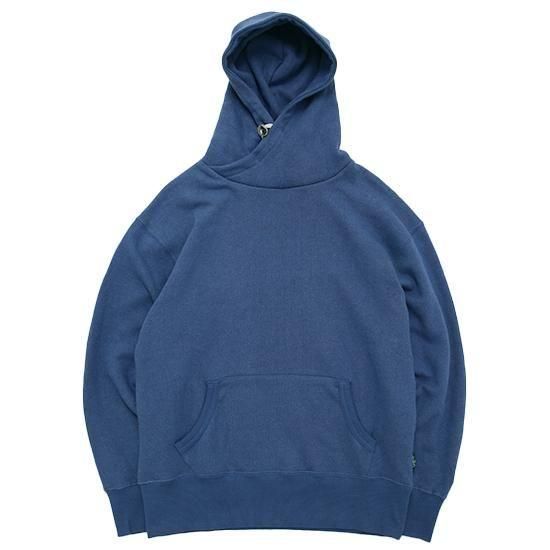 GOHEMP ゴーヘンプ|HEMP SHAWL HOODY 25 (アジュールブルー)(パーカー)|REVE STORE