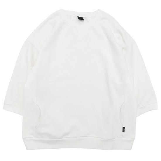 GOHEMP ゴーヘンプ｜THREE QUARTER SL CREW 25 (ナチュラル)(七分袖スウェット) 9,702円
