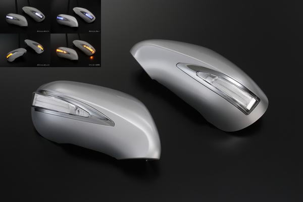 【Revier(レヴィーア)】 【TypeLS】「塗装済」 LEXUS(レクサス) LS460/LS600/LS600h/IS-F LS600後期ルックLEDウインカーミラー 純正交換式 左右セット //ドアミラー/サイドミラー/ウィンカー/ターン/コーナー/サイドマーカー/ミラーカバー/純正色