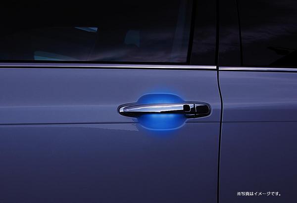 Revier Vellfire Led Plating Door Handle Pure Exchange Type