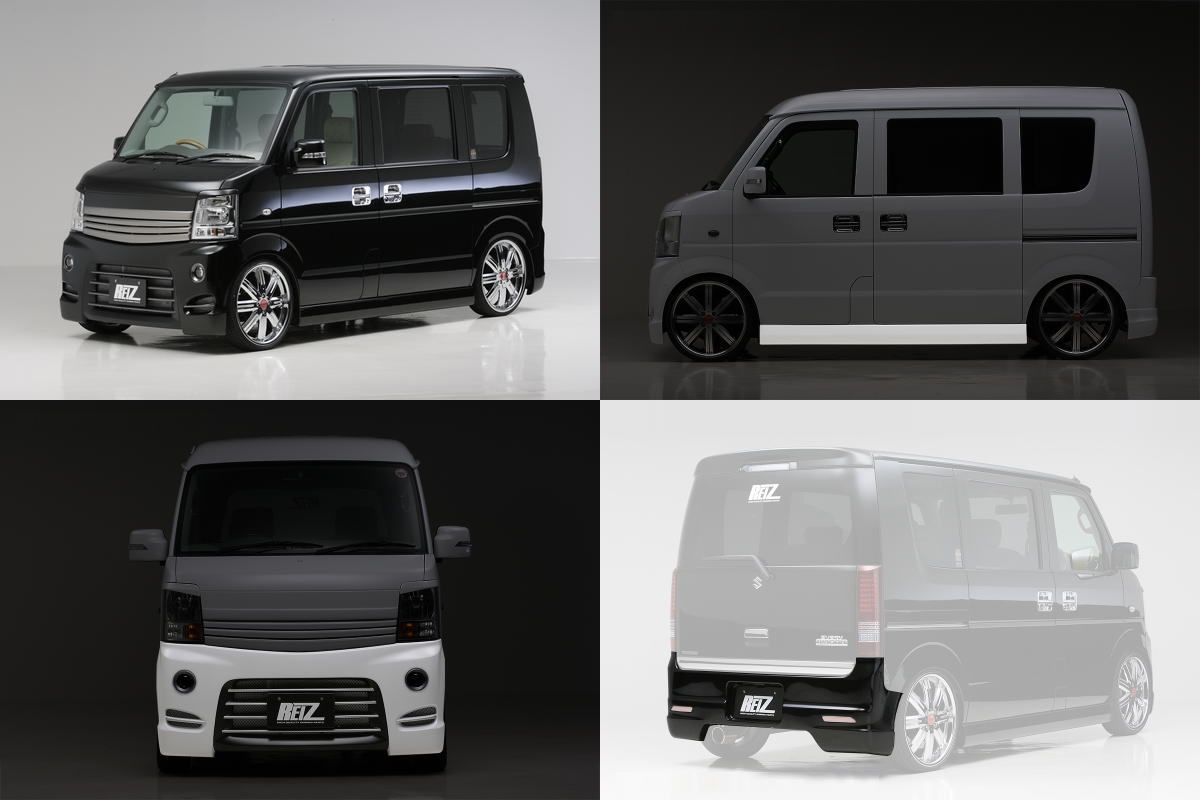 楽天市場】【REIZ(ライツ)】エブリイワゴン(DA64W) フロントV1・サイド