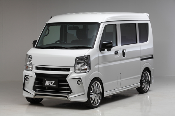 2025年式エブリイバンDA17V新車外しハロゲンヘッドライト 2個セット 純正ハロゲンヘッドランプ装着車用 / インナーブラック】REIZ