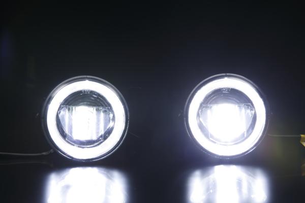 在庫処分 VW GOLF5 ハイパワー LEDフォグランプ(デイライト機能付) 純正交換型 10W CREE //ゴルフ5/ゴルフV//フォルクスワーゲン/volkswagen/フォグライト/デイランプ/イカリング