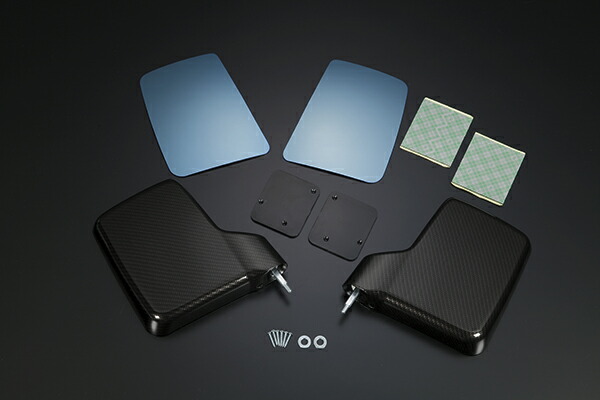 【REIZ(ライツ)】【凹型】「全2色」DA16T キャリイトラック スーパーキャリイ ※6型まで ドアミラー交換式 ブルーワイドミラー付 //キャリー/キャリィ/carry/エブリィ/エヴリー/EVERY/Truck/VAN/サイドミラー/カーボン/ブラック/ゴールド｜シャイニングパーツ（カー用品）