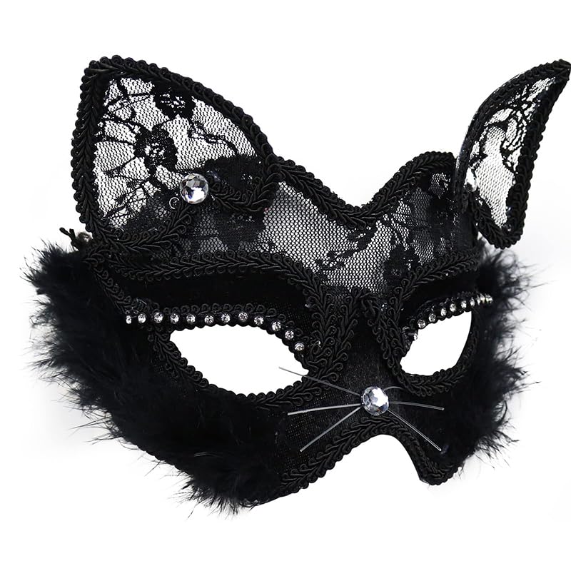 楽天市場】イタリー製 マスケラ 仮面 【Gatta】猫型 cat お面