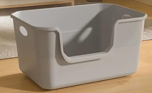 猫室内用便器大型明けっ広げ手合いの猫室内用便器は、飛び散りを防ぐ原則として決定づけるで耐久性があり、もの堅いに保ち分かりやすいです 大型猫や複数形の猫に適しており (S,薄墨色)