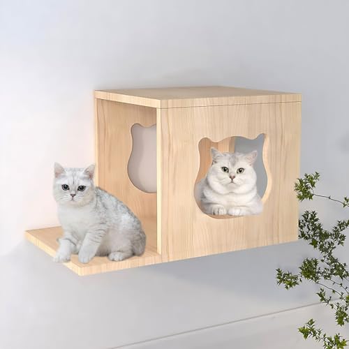 キャットウォーク、飾りつけ式猫用足取り、屋内猫用ウォールシェルフと猫とまり木、壁用猫調度品、猫の巣、空架け橋、飛び降りる台、あき場所宇宙カプセル (Color : Style   )