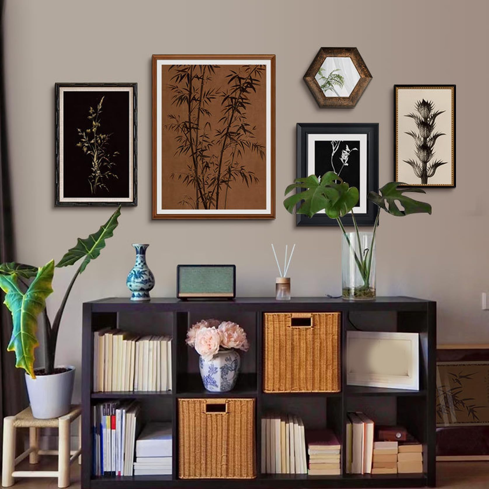 [] アートポスター 北欧 設計1 自然 アートパネル 5枚組 絵画 植物 おしゃれ F インテリア ソファの背景画 ウォールデコレーション 現代 モダン フレーム付き 寝室 ダイニングルーム ホーム装飾 壁掛け ギフト アジアン雑貨 新築祝い｜レボショップ