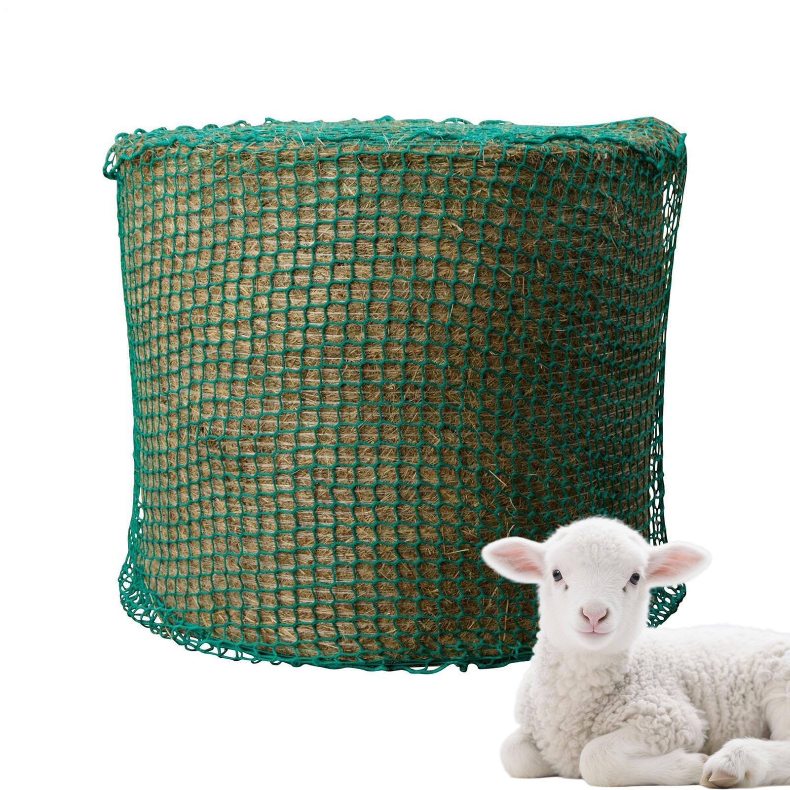 ヘイネット 4×4フィート 丸型 大型草藁サイバー空間 馬用 干し草御徒面子 草藁フィーダー 餌入れ 馬小屋 放牧場 採食速力度合わせる 草藁の散らかり押しとどめる 切り詰める打つ手 思わしい 網目心積もり