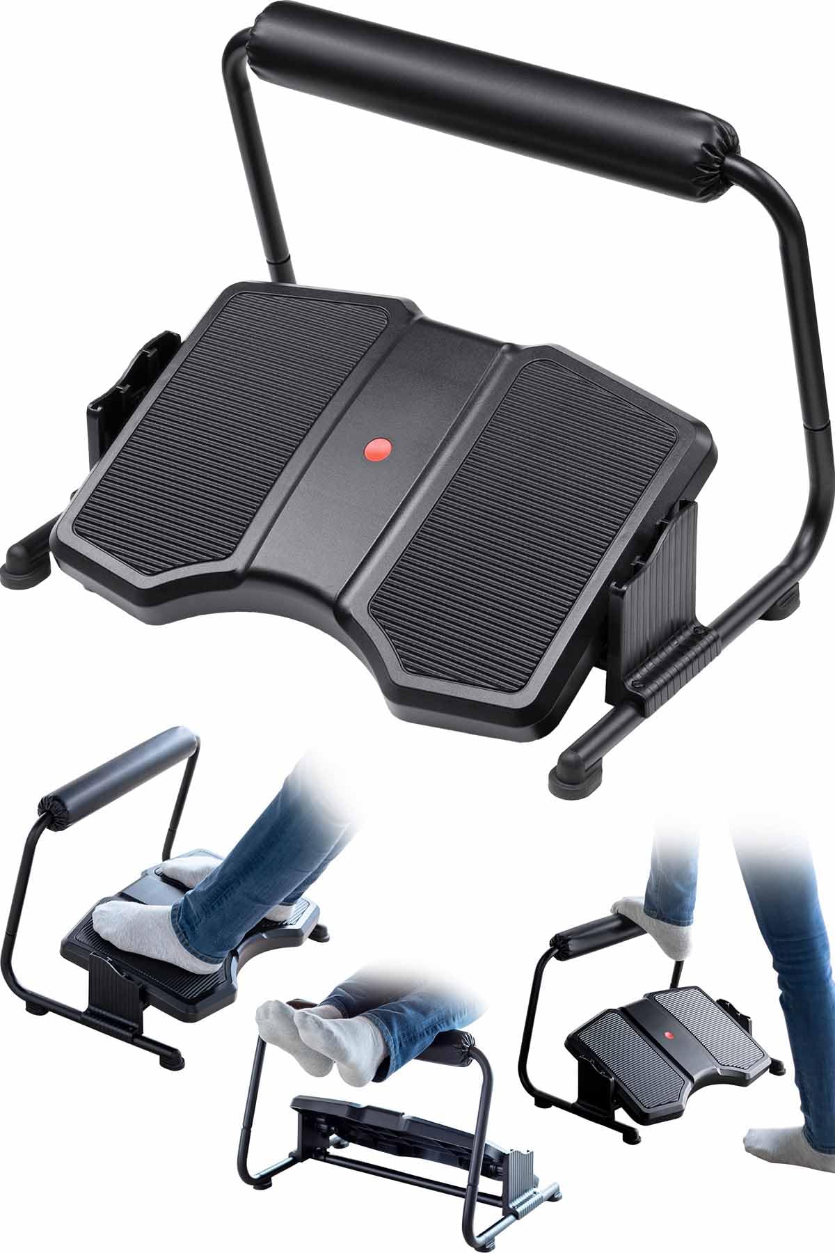 フットレスト 事務机下 足置き台 オットマン 座布団付き添い人 高さ3座標軸合わせる 角度無座標軸合わせる スタンディングデスク相応う 上滑り打ち切り付き添い人 執務室 在宅仕え奉る 事務机細工物