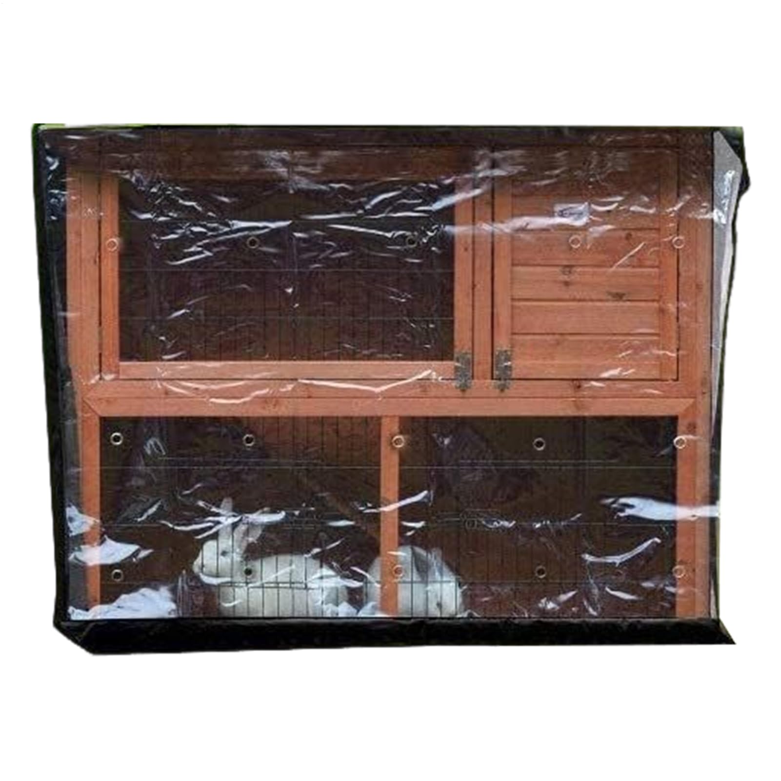 うさぎ掘ったて小屋 押しかぶせる 室外 防寒 防風 防塵 保護すること押しかぶせる 2段式 伏せ籠用 押しかぶせる 日よけ 澄み切った窓付き添い人 雨よけ 愛玩動物用 繁殖伏せ籠 納める伏せ籠押しかぶせる 雨合羽 防雪 庭 縁側 通気性 チャック付き添い人