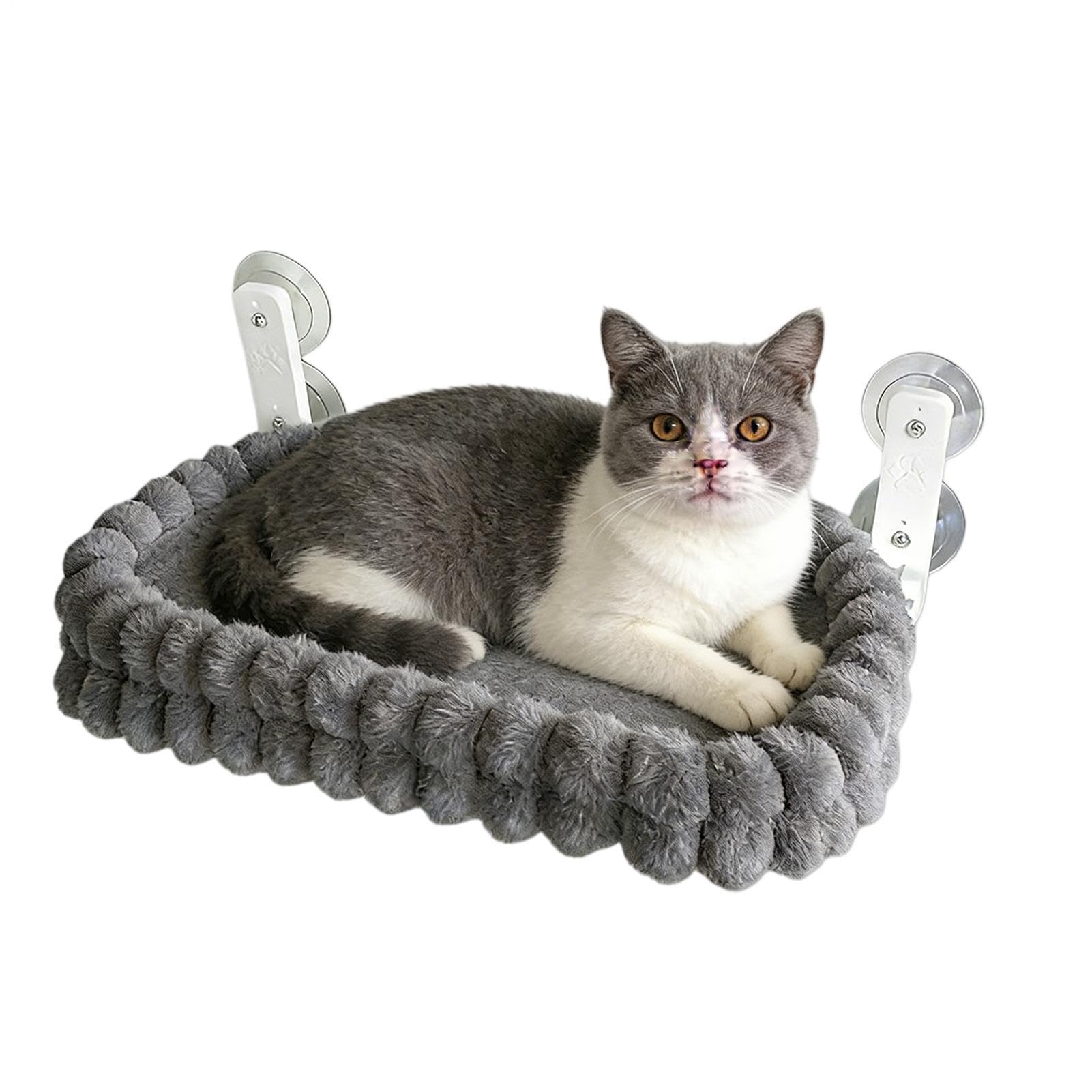 猫用 窓際 寝台 吸盤 ハンモック 窓貼りつけるけ式 折りたたみ 愛玩動物寝台 耐荷重 兼ね合い感 猫用 座布団 室内飼い 睡眠時間 日光浴 お睡眠時間引っ敷き