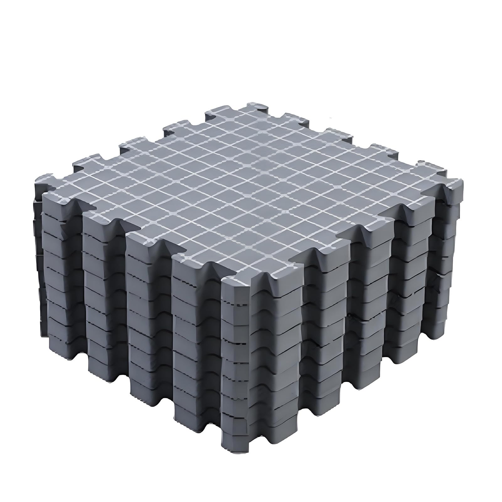 ニットブロッキングボード 9枚書き割り 30.5cm×30.5珊 厚さ1.7珊 かぎ針編み グラニースクエア 編物用 合わせ目引っ敷き 繋ぎ合わせる能力のある 目盛り付き添い人 物の具 引っ敷き