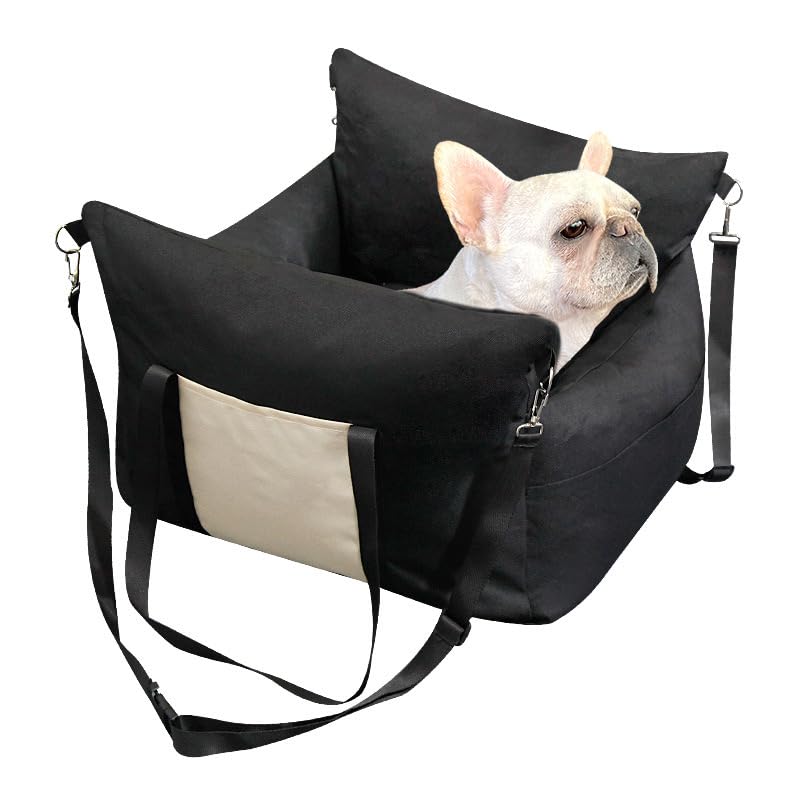 犬 車 シート、5面防水犬 ドライブシート、アップグレード、ソファベッドとして展開可能、安全で快適、犬車に乗せるグッズ、ポータブルペットドライブシート、犬 ドライブボックス、ペットドライブシート、中型｜レボショップ