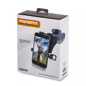 Carson Optics 単眼鏡 Monopix 8x24粍 スマホスタンド嘱する COMP842IS モノキュラー 望遠鏡 片眼用 片目用
