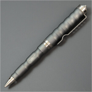 UZI タクティカルペン TACPEN7 アルミ合金 [ シルバー ] 護身用ボールペン アルミペン アルミボールペン 金属製ボールペン 金属ペン 高級ボールペン 高級ペン タクティカル ボールペン 護身用ペン サバイバルペン ミリタリーペン 防犯ペン 護身ペン セルフディフェンスペン