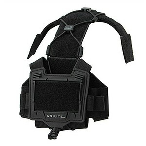 AGILITE ヘルメットアクセサリープラットフォーム BRIDGE ベルクロ付き [ ブラック ] ベルクロプラットフォーム ヘルメットパーツ サバゲー装備 サバゲーグッズ ミリタリー用品 Tactical Helmet Accessory Platform ミリタリーヘルメット 戦闘用ヘルメット 付属品