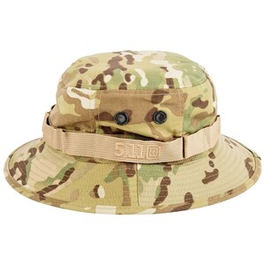 5.11 Tactical ブーニーハット Boonie Hat ポリ綿織物出どころ [ マルチカム / L/XL大きさ ] かん木かぶり笠 ジャングルかぶり笠 サファリかぶり笠 偽装かぶり笠 メンズ 5.11タクティカル 鳥打ち帽 レンジャーグリーン レンジャーハット 津液広帽 井戸釣瓶かぶり笠 トロピカルかぶり笠
