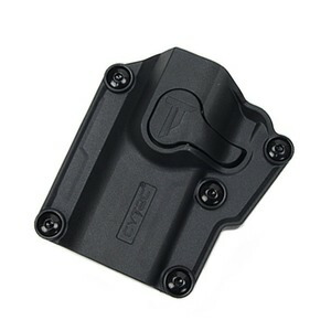 CYTAC メガフィットホルスター 樹脂製 ベルトループ付き ブラック 1-UR120 LV2以上 レベル2以上 CQC CQB 奪われにくい プラスチック ベルトホルスター 拳銃嚢 腰用ホルスター ガンホルスター ピストルホルスター ハンドガンホルスター エアソフトガン用