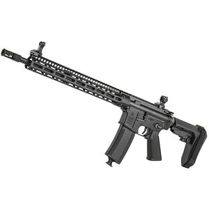 EMG/King Arms 電動ガン TROY Industries SOCC 15インチ 電子トリガー搭載 EMG-AG-264 [ ブラック ] EMGジャパン AEG トロイインダストリーズ 電動エアライフル銃 電動ライフル銃 電動自動小銃 電動アサルトライフル 電動カービン銃 遊戯銃 電動エアライフル｜アウトドア＆輸入雑貨 レプマート