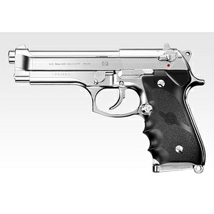 東京マルイ ガスガン ベレッタ M92F ミリタリーモデル クロムステンレス | Beretta TOKYO MARUI ハンドガン 抹消 ピストル ガス銃 18才以上用 18歳以上用 ガスブローバック オートピストル 自動拳銃 自動式拳銃 オートマチックピストル 遊戯銃 ガスブロ拳銃 ガスブロけん銃